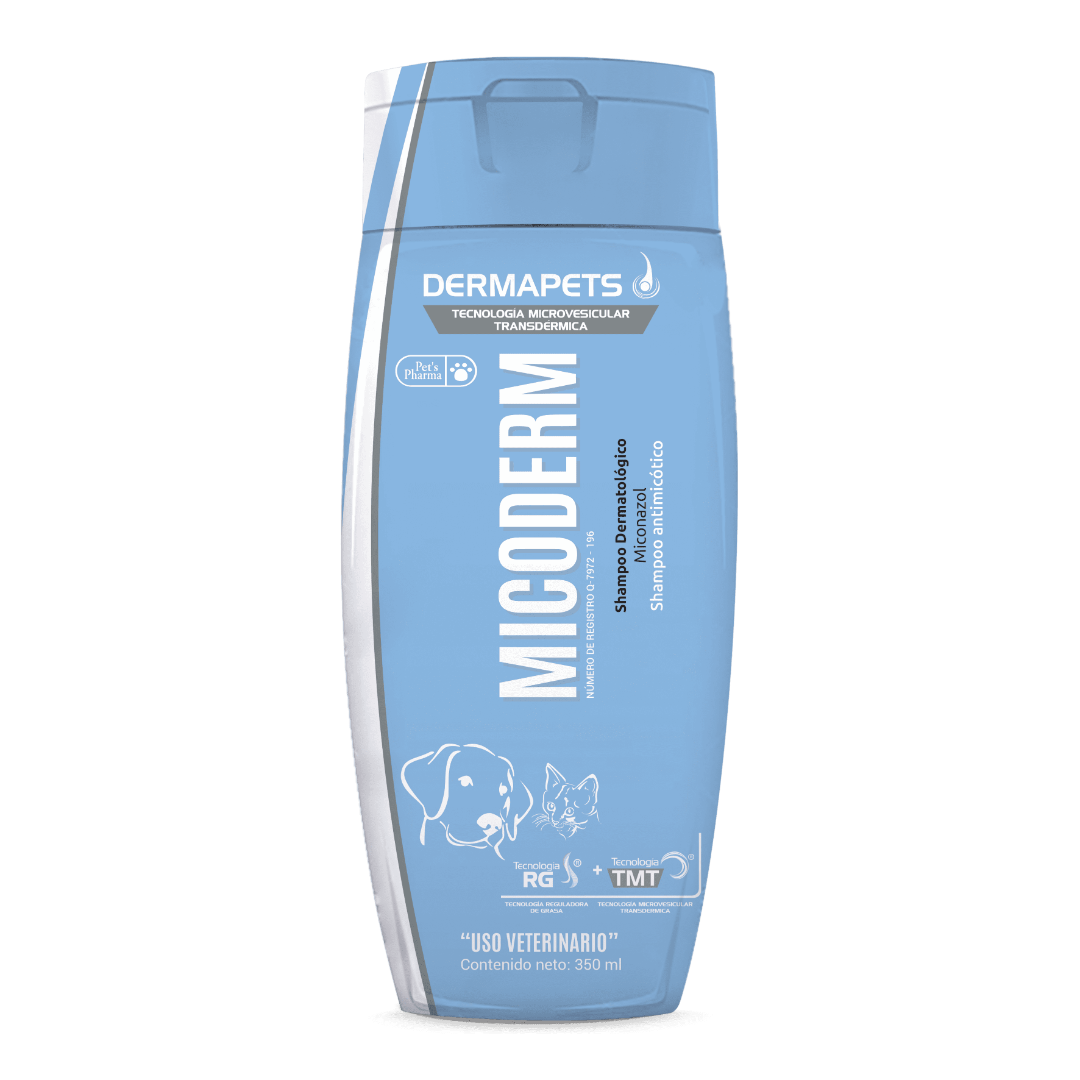 Micoderm Shampoo Dermatológico 350ml - Pet's Pharma Micoderm Shampoo Dermatológico 350ml - Pet's Pharma